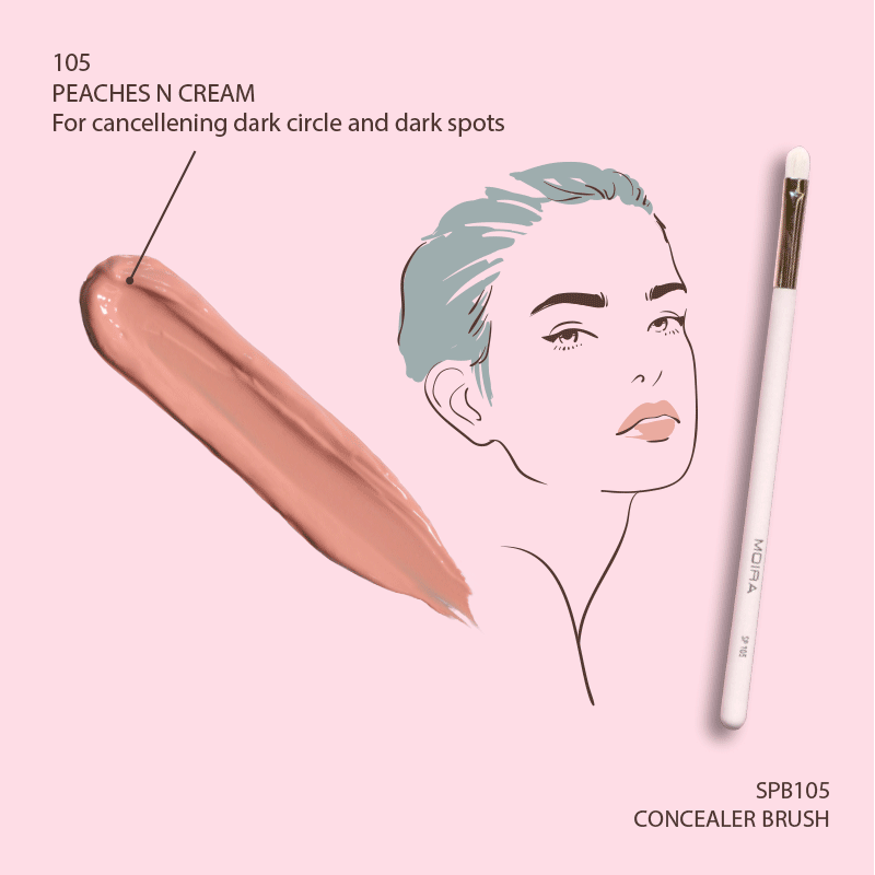 Lavish Color Correcting Concealer (105, Peaches N Cream)
