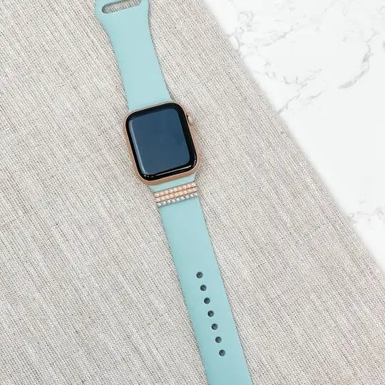Pearl Charm Solid Watch Bands