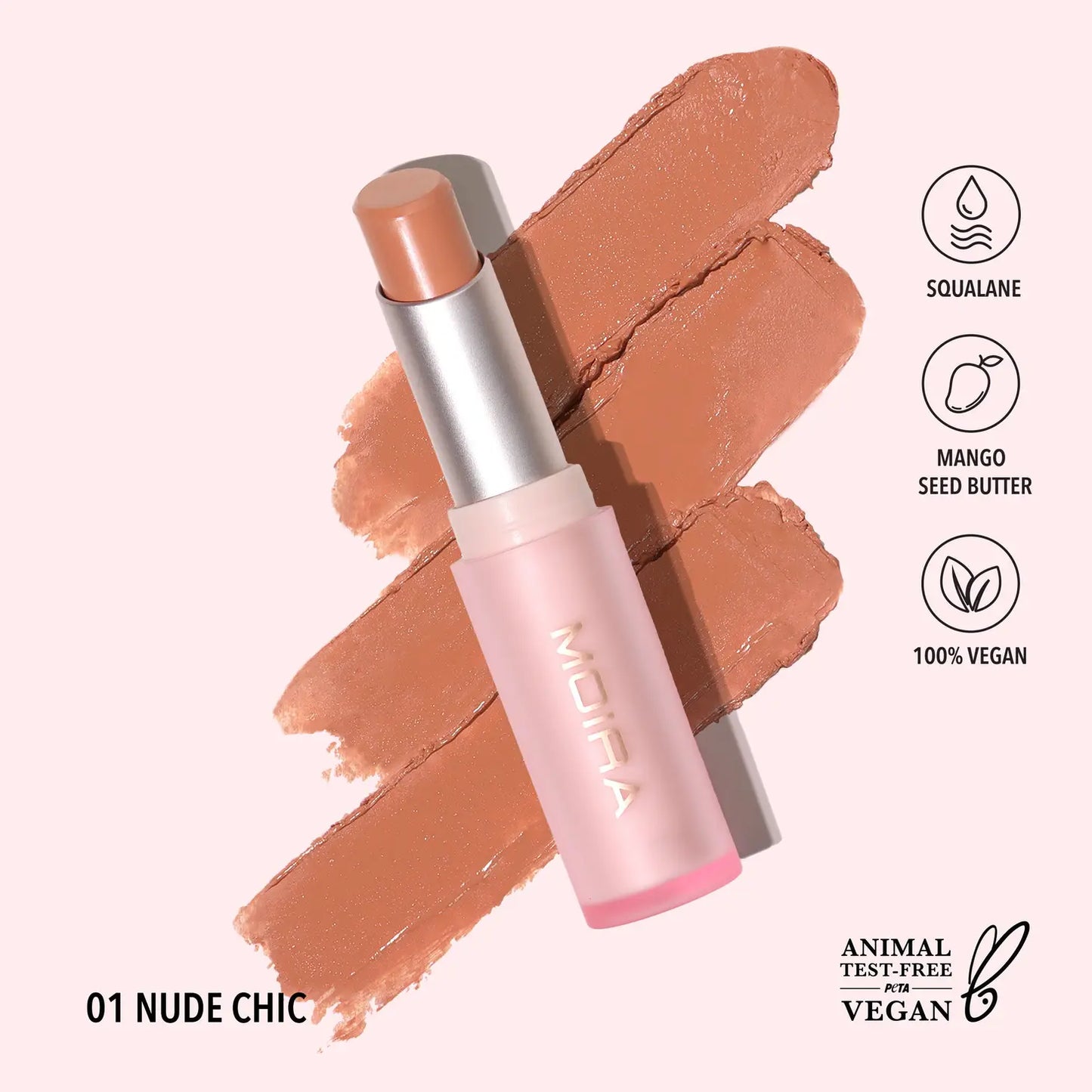 Signature Lipstick (001, Nude Chic)
