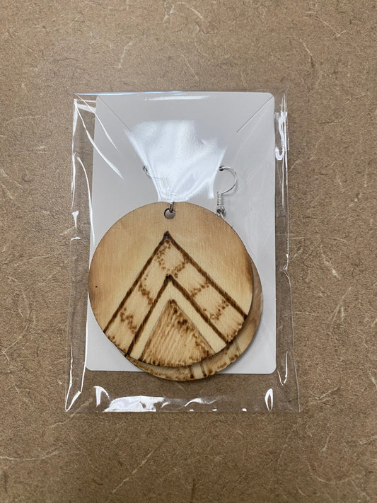 Arrow Wood Earrings