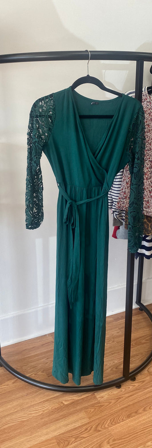 Gently used Green midi dress