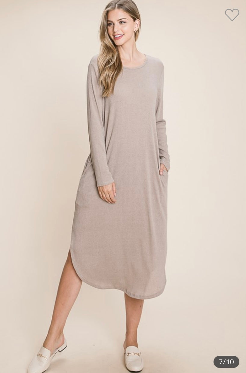 Soft Knit Midi Dress