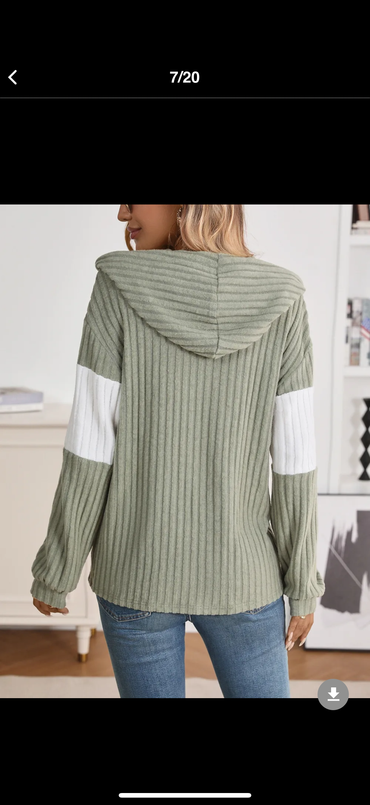 Drawstring Color Block Zip Up Outerwear