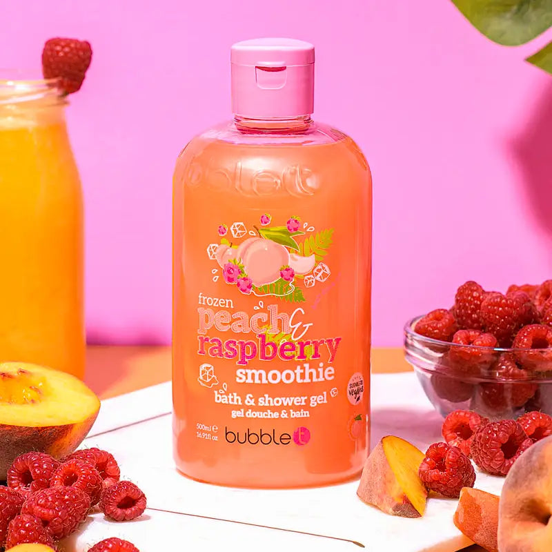 Peach & Raspberry Smoothie Body Wash.