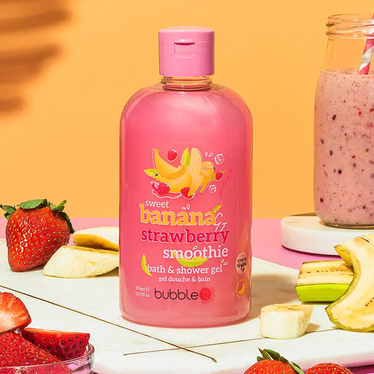 Banana & Strawberry Smoothie Body Wash (500ml)