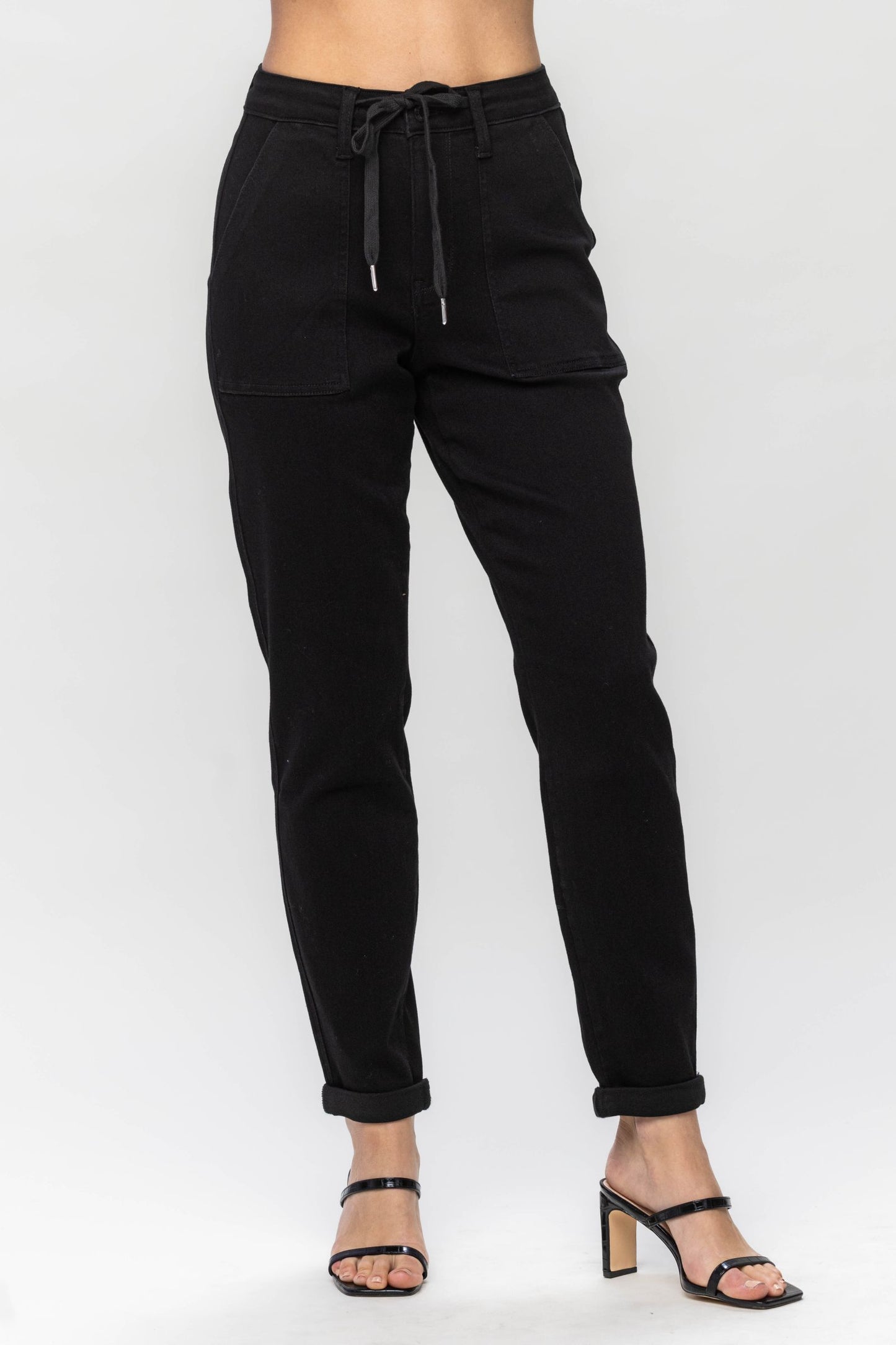 High Waist black Joggers