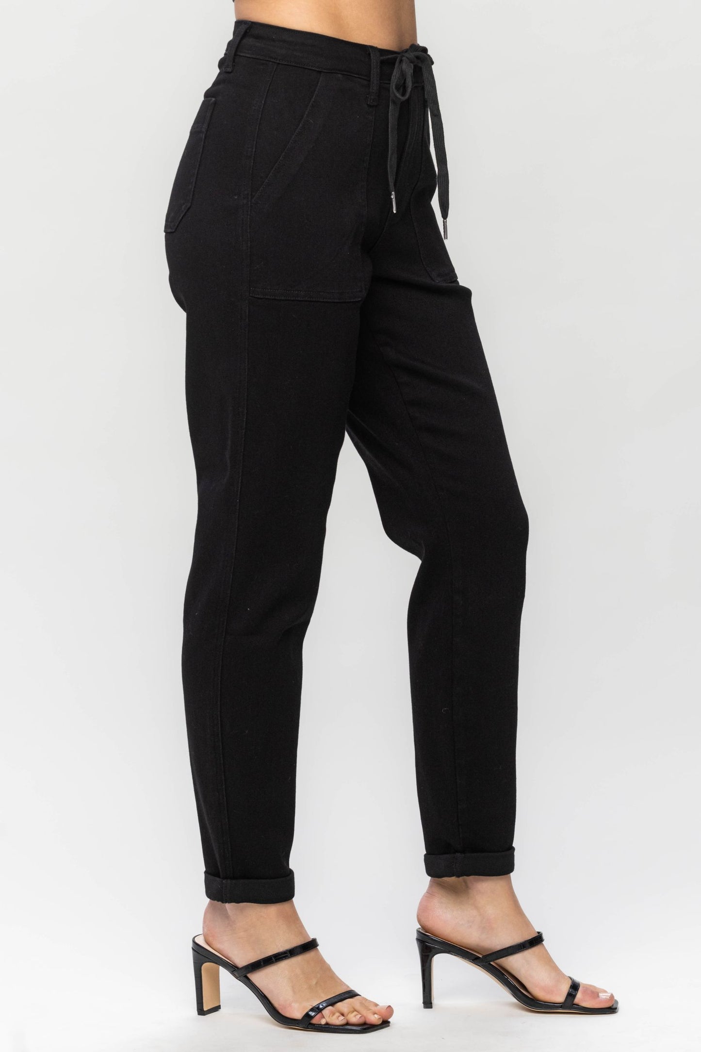 High Waist black Joggers