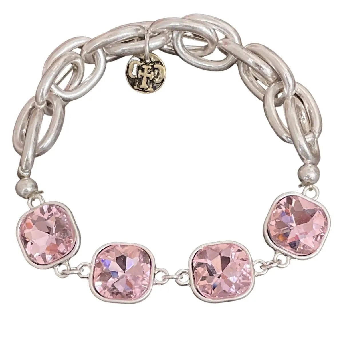 Pink Rhinestone Bracelet