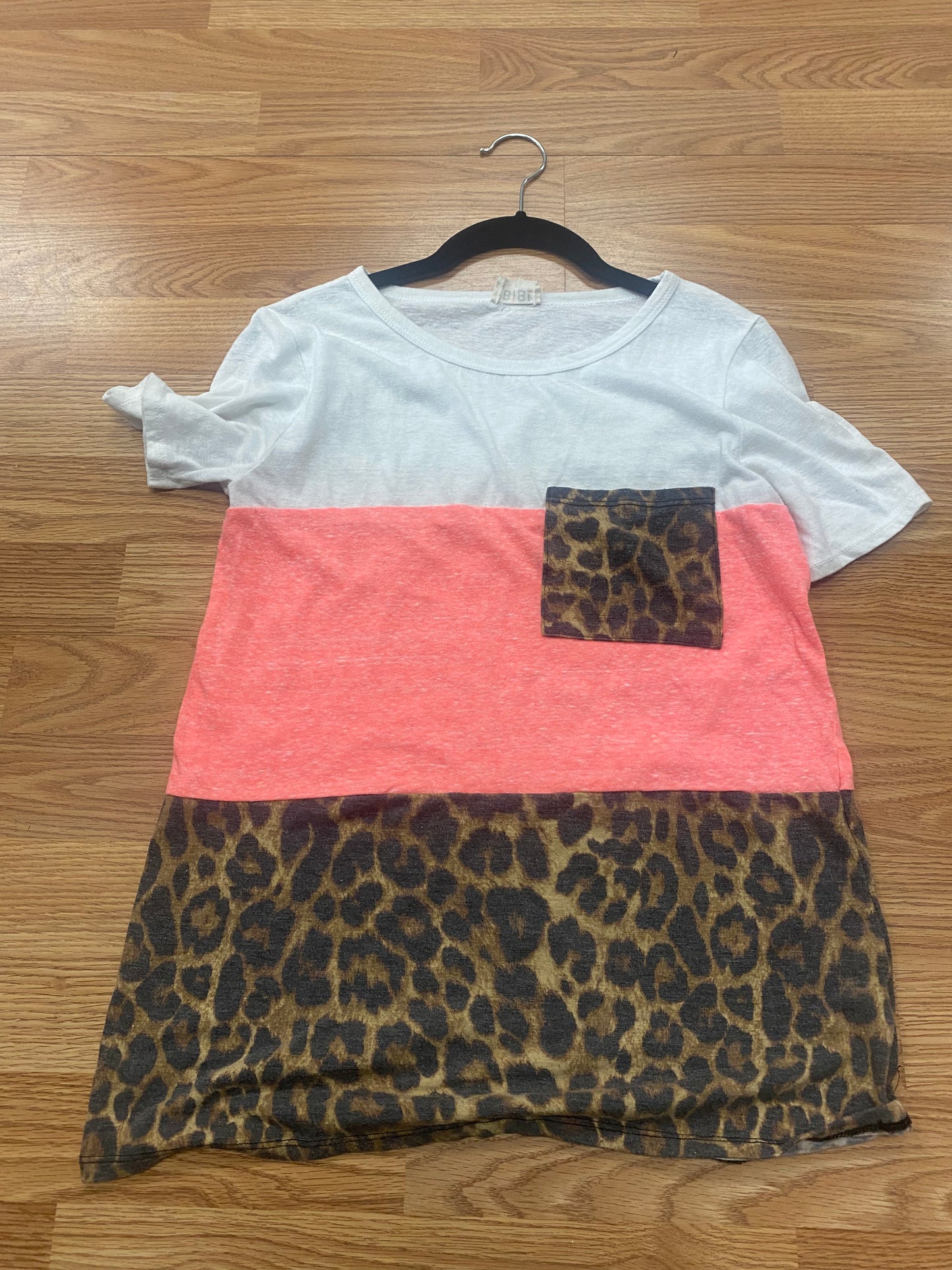 Gently used Bibi color block top