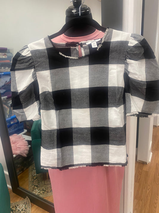 Gently used Plaid top