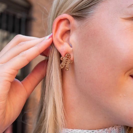 Gingerbread Man Studs