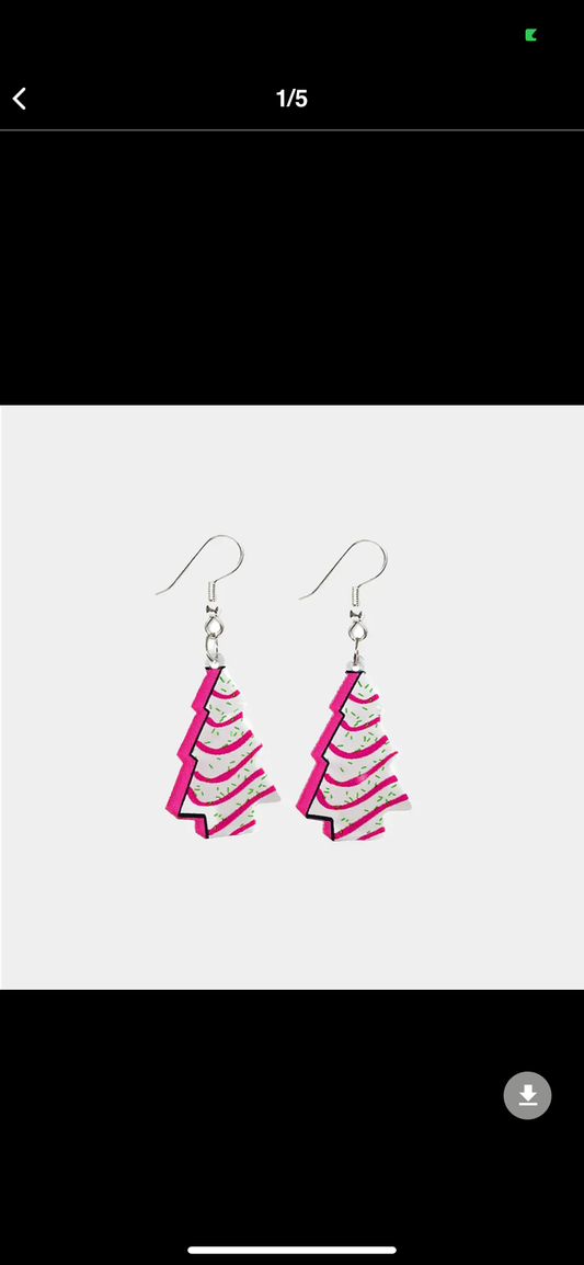 Christmas Tree Earrings