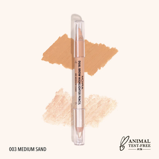Moira Dual Brow Highlighter - Medium Sand