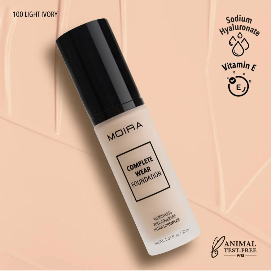 moira Complete Wear Foundation- Light Ivory