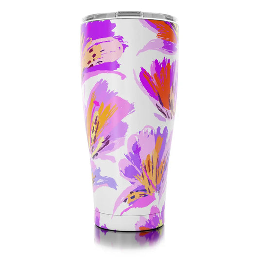 Sic 30 ounce Pastel Flower Tumbler