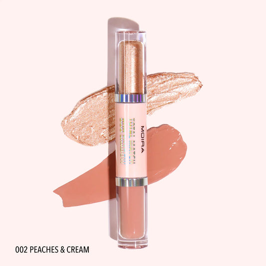 Moira Total Match Duo Shadow - Peaches & Cream