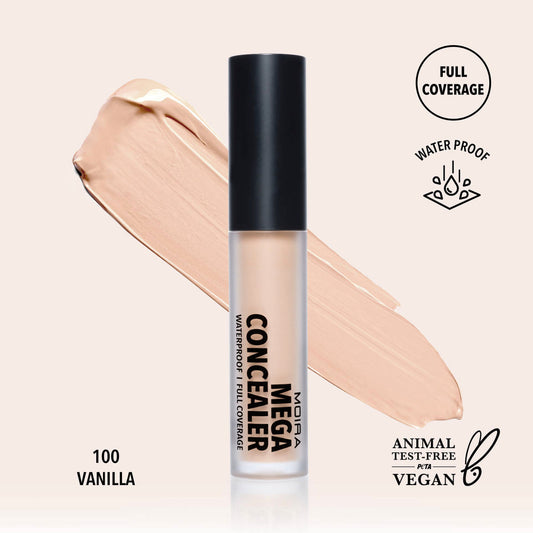 Moira Mega Waterproof Concealer- Vanilla