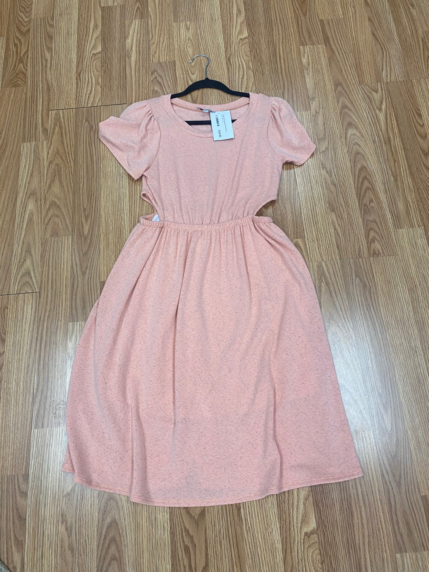 Coral Short Sleeve Dress