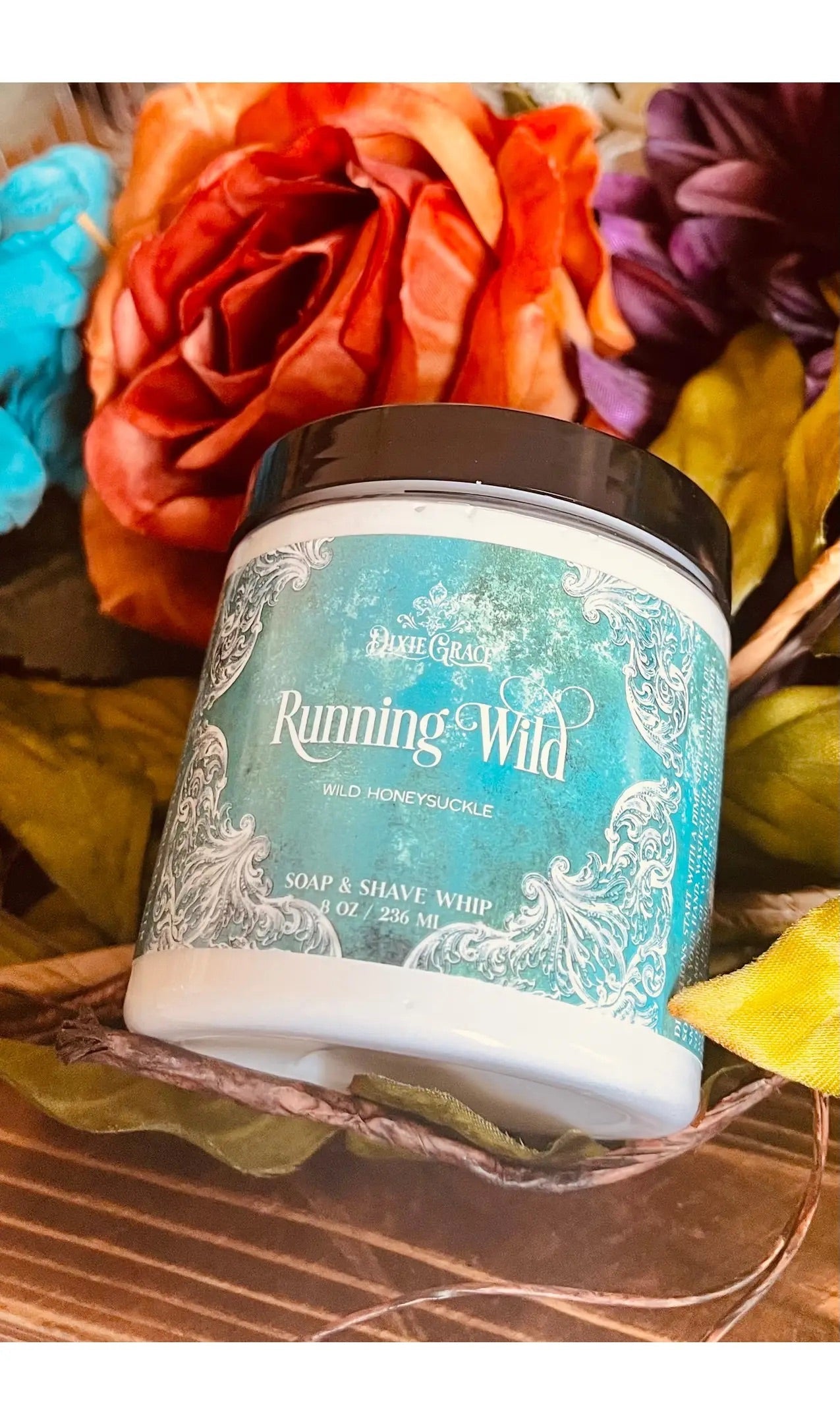 Dixie Grace Soap & Shave Whip- Running Wild