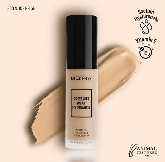 Moira Complete Wear Foundation-Nude Beige