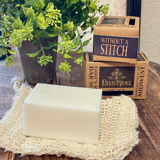 Dixie Grace Goat’s Milk Bar Soap - Without A Stitch